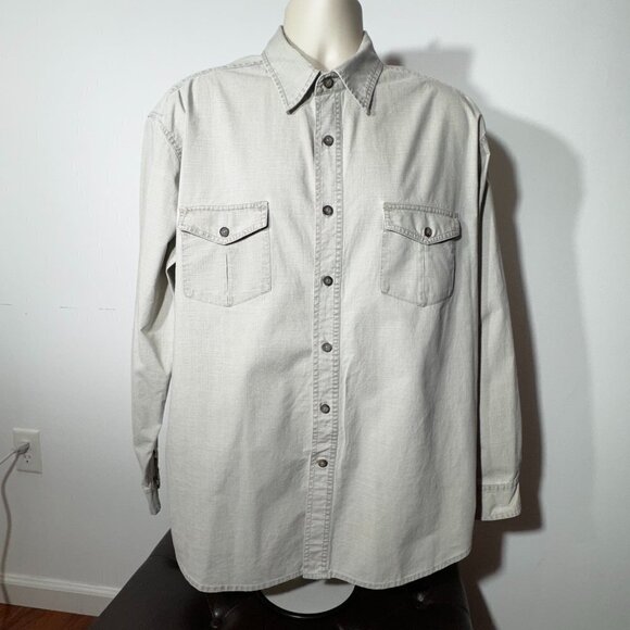 St John's Bay Men's Long Sleeve Button Down Shirt - XLarge - Picture 1 of 8